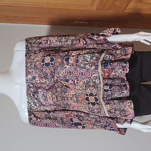 Democracy boho size M off the shoulder top.